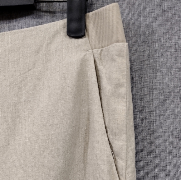 J. Jill Love Linen 100% Linen Tapered Pants Womens S Cream Casual Minimalist - Picture 4 of 9